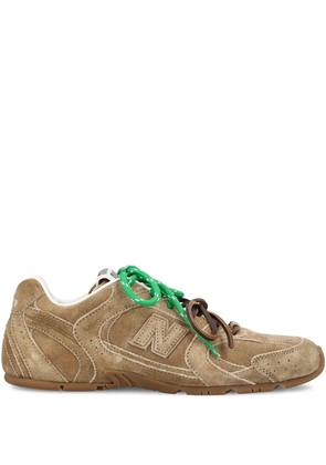 New Balance x Miu Miu 530 SL suede sneakers - Neutrals