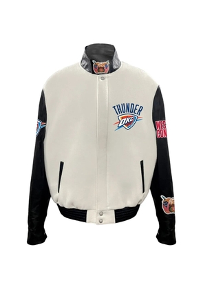 Jeff Hamilton oklahoma city thunder varsity jacket - Neutrals