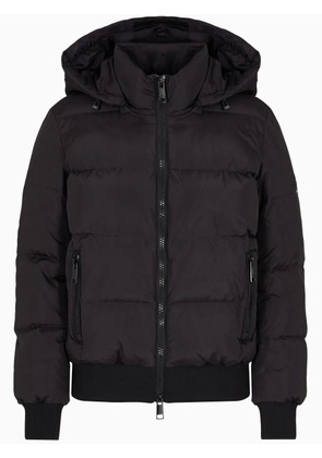 Armani Exchange zip-up bomber jacket - Black