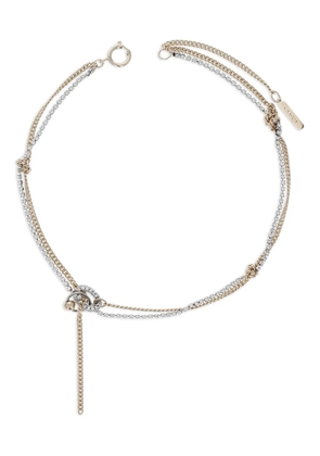 Justine Clenquet Amber double-chain necklace - Gold