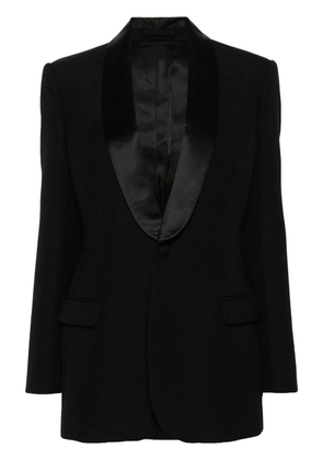 WARDROBE.NYC single-breasted wool blazer - Black