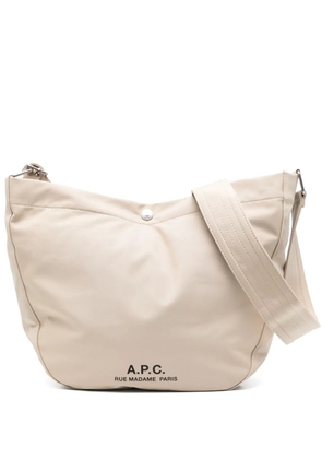 A.P.C. Journal shoulder bag - Neutrals