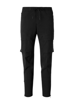 PT Torino elasticated-waistband pocket trousers - Black