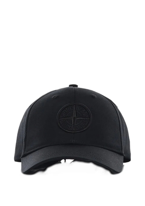 Stone Island compass-embroidery baseball hat - Black