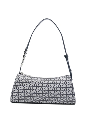 DKNY logo tz shoulder bag - Blue