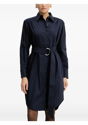 BOSS belted shirt dress - Blue