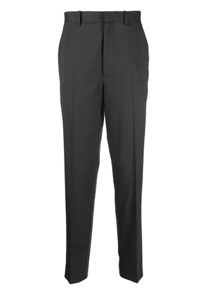 Theory gabardine-weave tapered-leg trousers - Grey