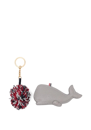 Thom Browne puffy whale key ring - Grey
