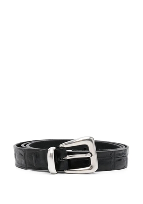 ERALDO leather belt - Black