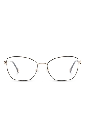 Carolina Herrera cat-eye frame glasses - Gold