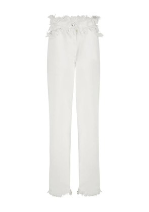 Ferragamo cotton jeans - White