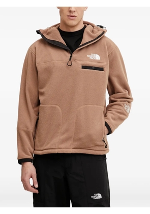The North Face hooded zip hoodie - Brown