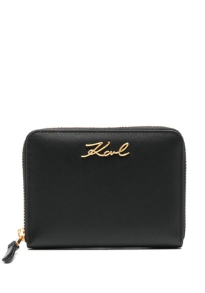 Karl Lagerfeld medium K/Signature wallet - Black