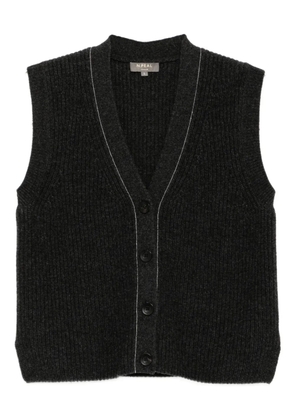 N.Peal V-neck vest - Grey
