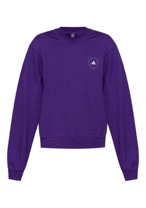 adidas by Stella McCartney logo-detail sweatshirt - Purple