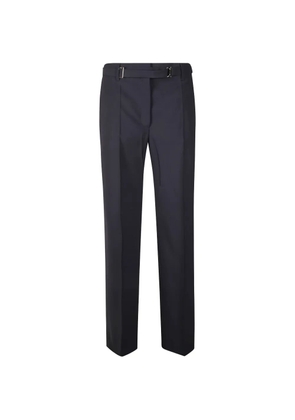 Prada belted straight trousers - Blue