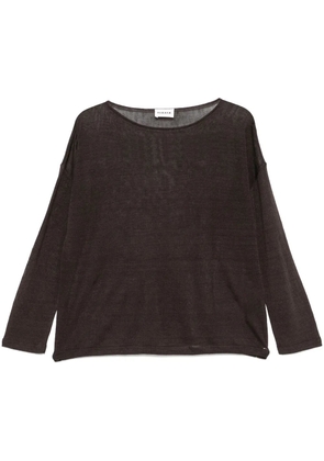 P.A.R.O.S.H. boat-neck sweater - Brown