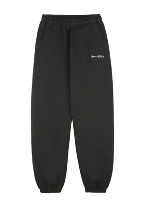 Sporty & Rich logo-detail track pants - Black