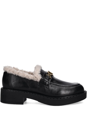 TWINSET logo-detail loafers - Black