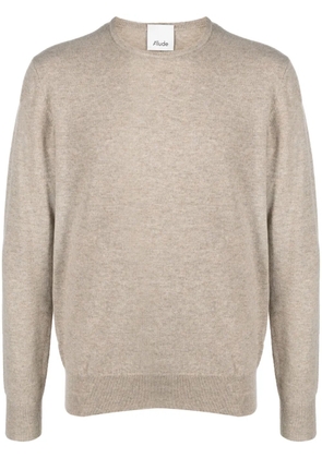 Allude crew-neck cashmere jumper - Neutrals