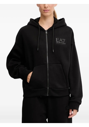 Ea7 Emporio Armani hooded tracksuit - Black