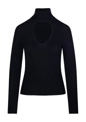 P.A.R.O.S.H. keyhole ribbed jumper - Blue