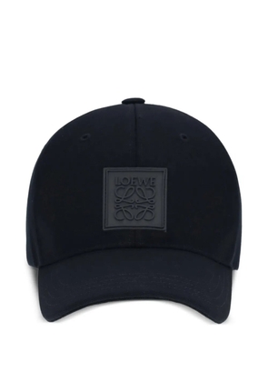 LOEWE logo-plaque baseball hat - Blue