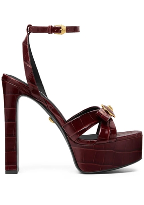 Versace 140mm Gianni Ribbon sandals - Red