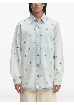 Fiorucci studded denim shirt - Blue