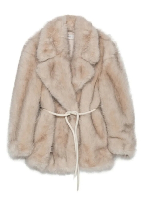 Sportmax Rosaria faux-fur coat - Neutrals