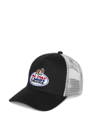 Philipp Plein bulldog-emblem mesh cap - Black