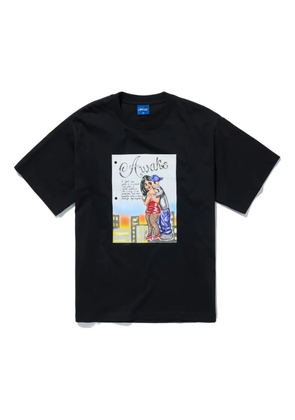 Awake NY Love Letter cotton T-shirt - Black