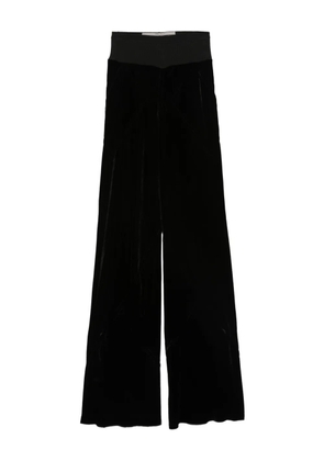 Rick Owens velvet panel trousers - Black