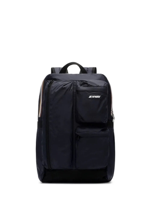 K-Way zipped pocket backpack - Blue