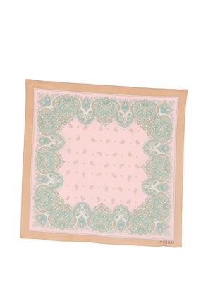 PINKO paisley patterned scarf
