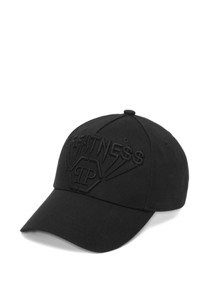 Philipp Plein embroidered-logo baseball cap - Black