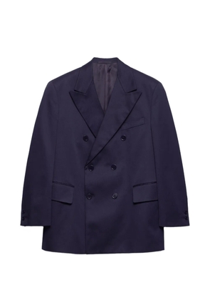 Prada double-breasted peak-lapel blazer - Blue
