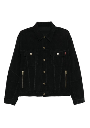 Undercover slogan-embroidered jacket - Black