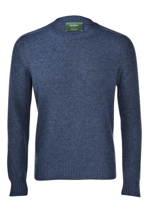 Gran Sasso wool crew-neck sweater - Blue