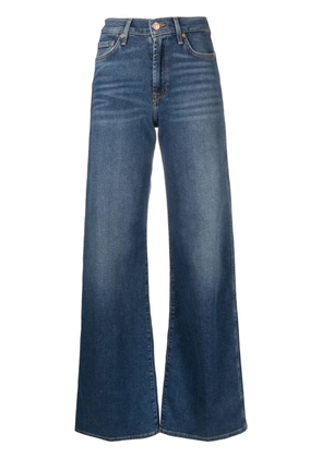 7 For All Mankind mid-rise wide-leg jeans - Blue