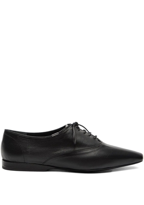 LouLou de Saison Nora LDS beveled-toe lace-up shoes - Black