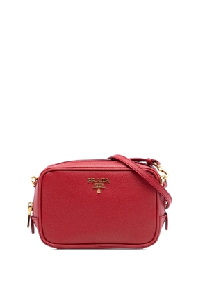 Prada Pre-Owned 2000-2025 Mini Saffiano Camera Bag crossbody bag - Red