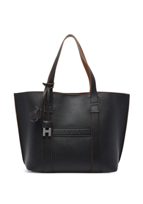 Hogan small Address leather tote bag - Black