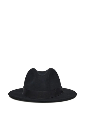 Borsalino ribbon wool hat - Black