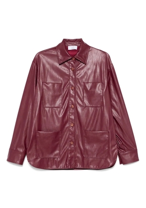 LE SULLY STUDIO Agostina shirt jacket - Red