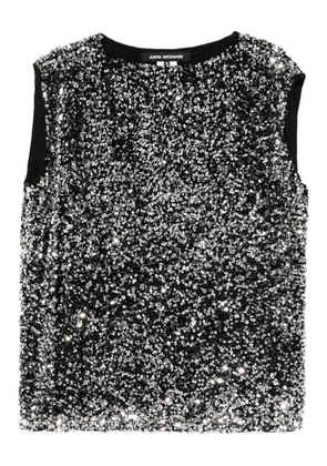 Junya Watanabe x Comme Des Garçons sequin-embellished vest - Black