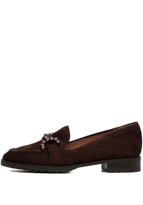 Poche Paris suede loafers - Brown