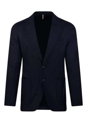 Santaniello two-button patch-pocket blazer - Blue