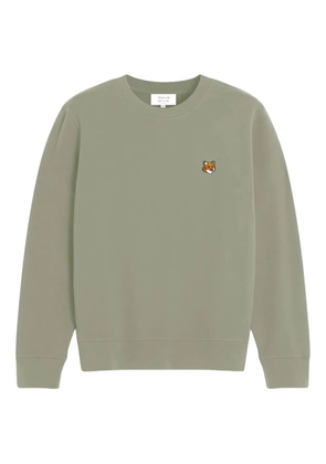 Maison Kitsuné fox-motif sweatshirt - Green