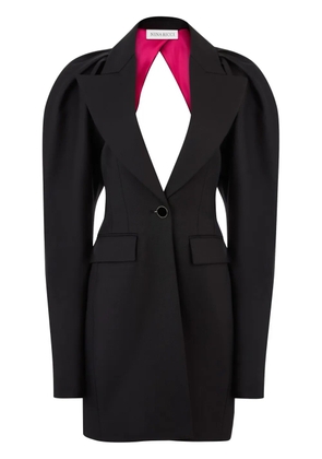 Nina Ricci Halter cocoon-sleeve coat - Black